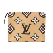 Louis Vuitton Vintage Begagnad koppling Beige, Unisex