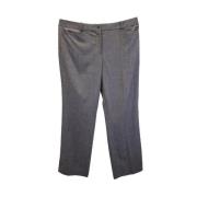 Michael Kors Pre-owned Lana Texturerade Ull Shorts-Kjolar Gray, Dam