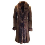 Ralph Lauren Pre-owned Pre-owned Päls ytterklder Brown, Dam