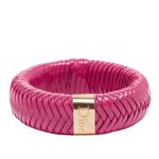 Dior Vintage Pre-owned Läder armband Pink, Dam