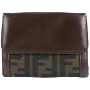 Fendi Vintage Pre-owned Läder plnbcker Brown, Herr