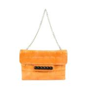 Chanel Vintage Begagnad Axelväska Orange, Dam