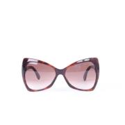 Tom Ford Pre-owned Pre-owned Plast solglasgon Brown, Dam