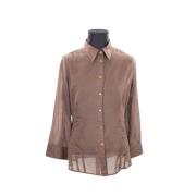 Jean Paul Gaultier Pre-owned Pre-owned Bomull toppar Brown, Dam