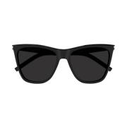 Saint Laurent Svarta solglasögon för kvinnor - Uppgradera din stil Bla...
