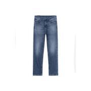 Dondup Klassiska Straight Jeans Uppgradering Blue, Herr