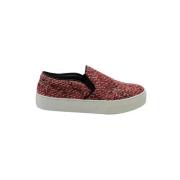 Celine Vintage Pre-owned Bomull sneakers Red, Dam