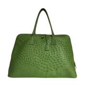 Prada Vintage Pre-owned Tyg handvskor Green, Dam