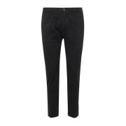 Department Five Cropped Trousers Black, Herr