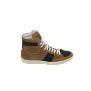 Yves Saint Laurent Vintage Pre-owned Mocka sneakers Brown, Dam