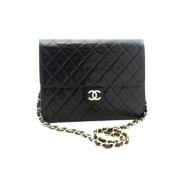 Chanel Vintage Pre-owned Läder chanel-vskor Black, Dam