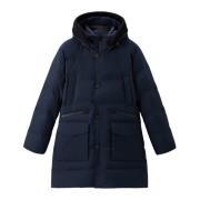 Woolrich Seam Sealed Parka - Mångsidig och Dynamisk Blue, Herr