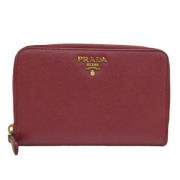 Prada Vintage Pre-owned Läder plnbcker Red, Dam