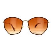 Marc Jacobs Pre-owned Pre-owned Metal sunglasses Brown, Dam