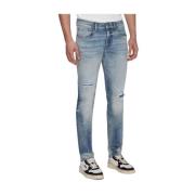7 For All Mankind Slim-fit Jeans Blue, Herr