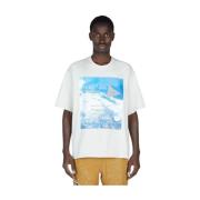 Adidas Äventyrlig Grafiskt Tryck T-Shirt White, Unisex