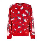 Adidas Tränings T-shirt, Crewneck X TheBe Magugu Power Red/Multicolor ...