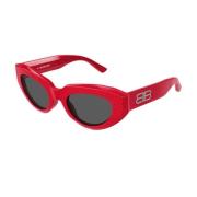 Balenciaga Sunglasses Bb0236S Red, Dam