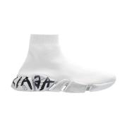 Balenciaga Vita Slip-On Distressed Sneakers White, Dam