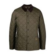 Barbour Down Jackets Green, Herr