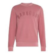 Barbour Tvättad Prep Logo Sweatshirt Pink, Herr