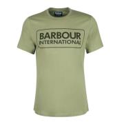 Barbour Essentiell Stor Logotyp Motorcykel T-Shirt Green, Herr