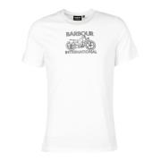 Barbour Grafiskt Tryck T-Shirt White, Herr