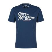Barbour Murrey Grafisk T-shirt - Steve McQueen Kollektion Blue, Herr