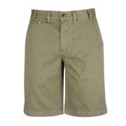Barbour Twill Shorts Green, Herr