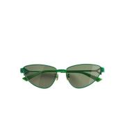 Bottega Veneta Sunglasses Green, Dam