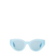 Burberry Quiltade Cat-Eye Solglasögon Blue, Dam