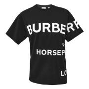 Burberry Oversized Signature Print T-Shirt Black, Herr