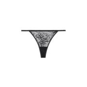 Calvin Klein Brasilianska String-Bottoms Black, Dam