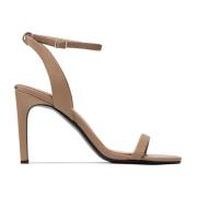 Calvin Klein Höj din stil med beige högklackade sandaler Beige, Dam