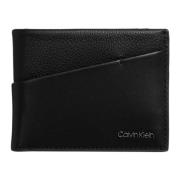 Calvin Klein Läder Plånbok Black, Herr