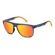 Carrera Stiliga solglasögon med kontrasterande detaljer Blue, Unisex