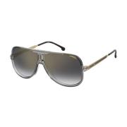 Carrera Grå Shaded Guld Spegel Solglasögon Gray, Unisex