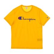 Champion Streetwear Crewneck Tee i ZNN Orange Yellow, Herr