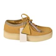 Clarks Laced Shoes Yellow, Herr
