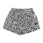 Dickies Leesburg Short Cloud Zebra Shorts för kvinnor Black, Dam