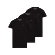 Diesel ‘Umtee’ T-shirt 3-pack Black, Herr