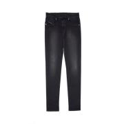 Diesel Svarta Slim Fit Jeans Black, Herr