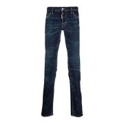 Dsquared2 Slim-fit Denim Jeans för Män Blue, Herr