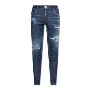 Dsquared2 Mörkblå Super Twinky Slim-Fit Jeans Blue, Herr