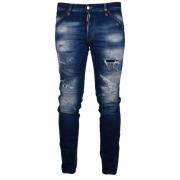 Dsquared2 Trendiga Slim-Fit Faded Jeans Blue, Herr