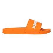 Dsquared2 Stiliga Slide Sandaler för Män Orange, Herr