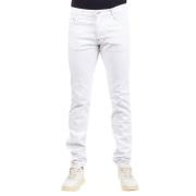 Dsquared2 Slim-Fit Högkvalitativa Jeans White, Herr