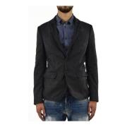 Dsquared2 Grå Bomulls Herr Blazer - Mod.S74BN0386S41832 Gray, Herr