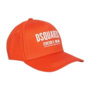 Dsquared2 Orange Logomössa med Skärm Orange, Unisex