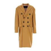 Dsquared2 Oversize Deana Kappa i Kamelullsblandning Brown, Dam